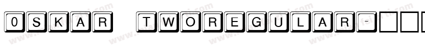 0skar TwoRegular字体转换